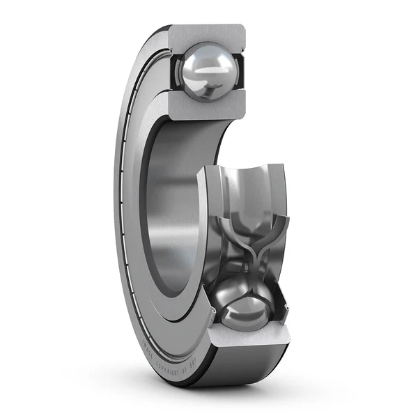 SKF 6208-2Z shielded deep groove ball bearing cutaway